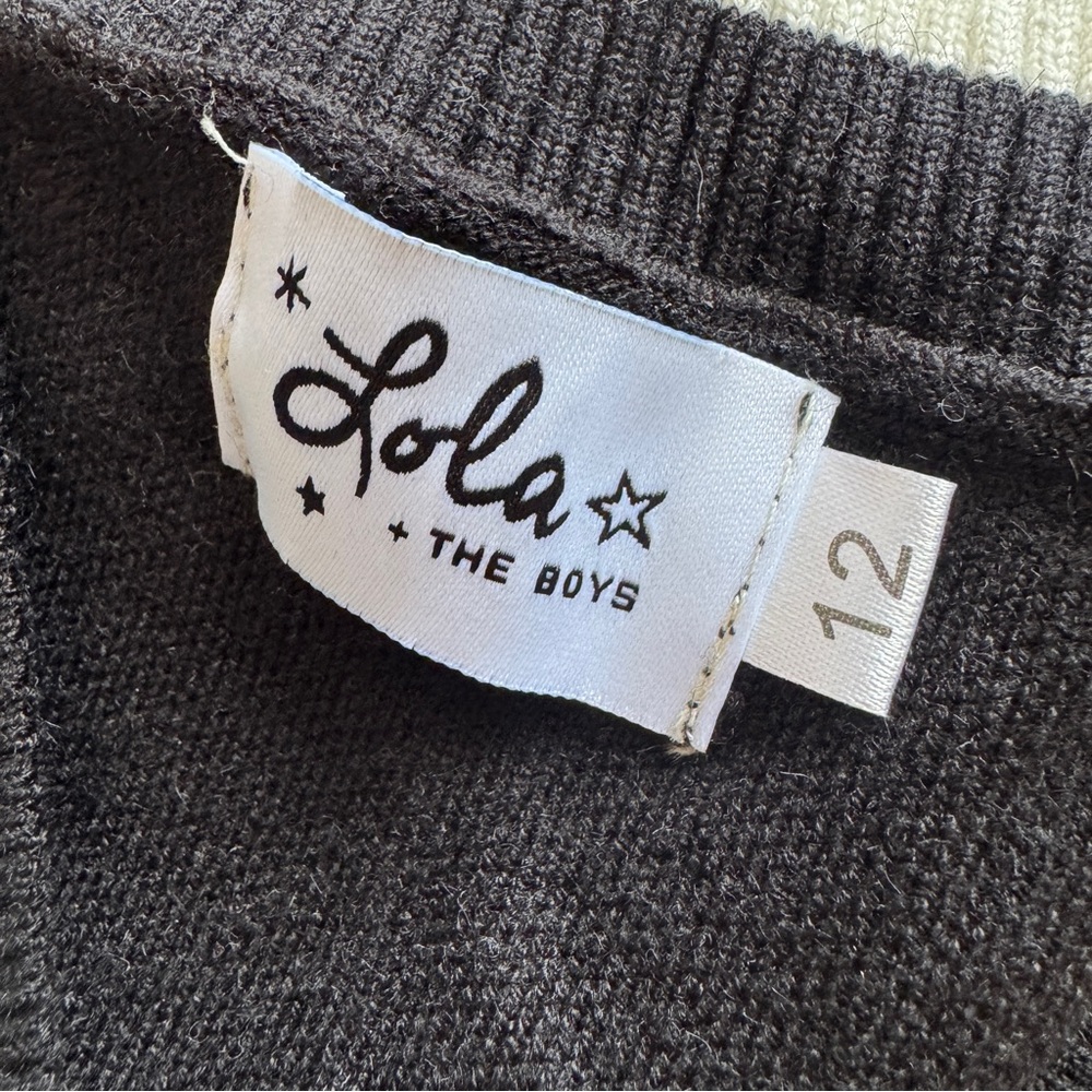 Lola + The Boys butterfly cardigan, size 12 - Picture 6 of 8